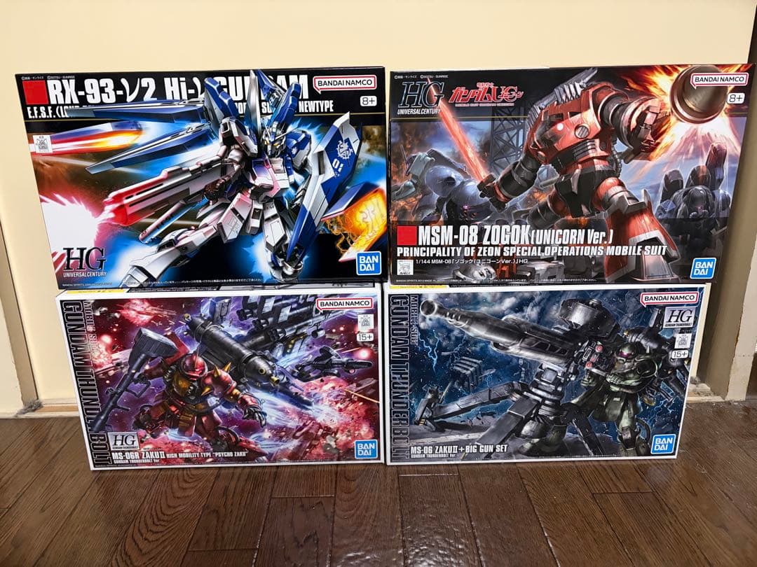 ザクⅡ BIG GUN SET・サイコザク他2体 HGセット