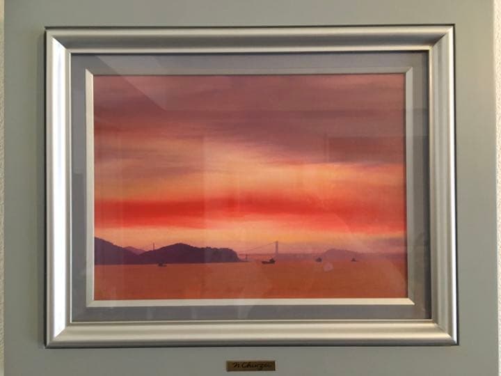 鎮西直秀　一枚の絵　吉祥　瀬戸大橋図