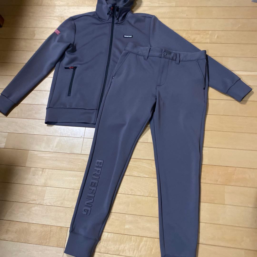 ブリーフィング　ジョガーセットアップ　Mグレー　美品