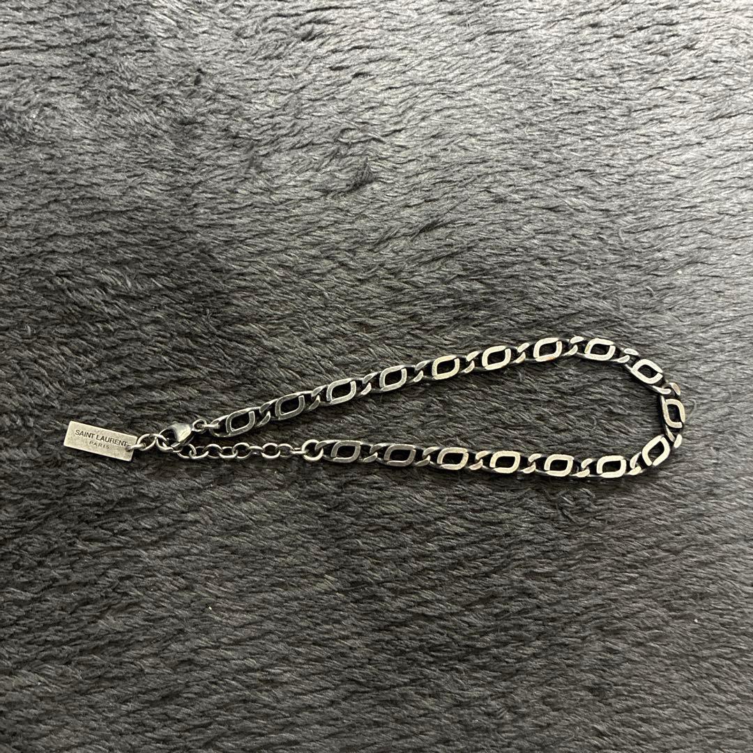サンローラン　ブレスレット　シルバー　銀色　0712 関税込】SAINT LAURENT サンローラン◇チェーン ブレスレット (Saint