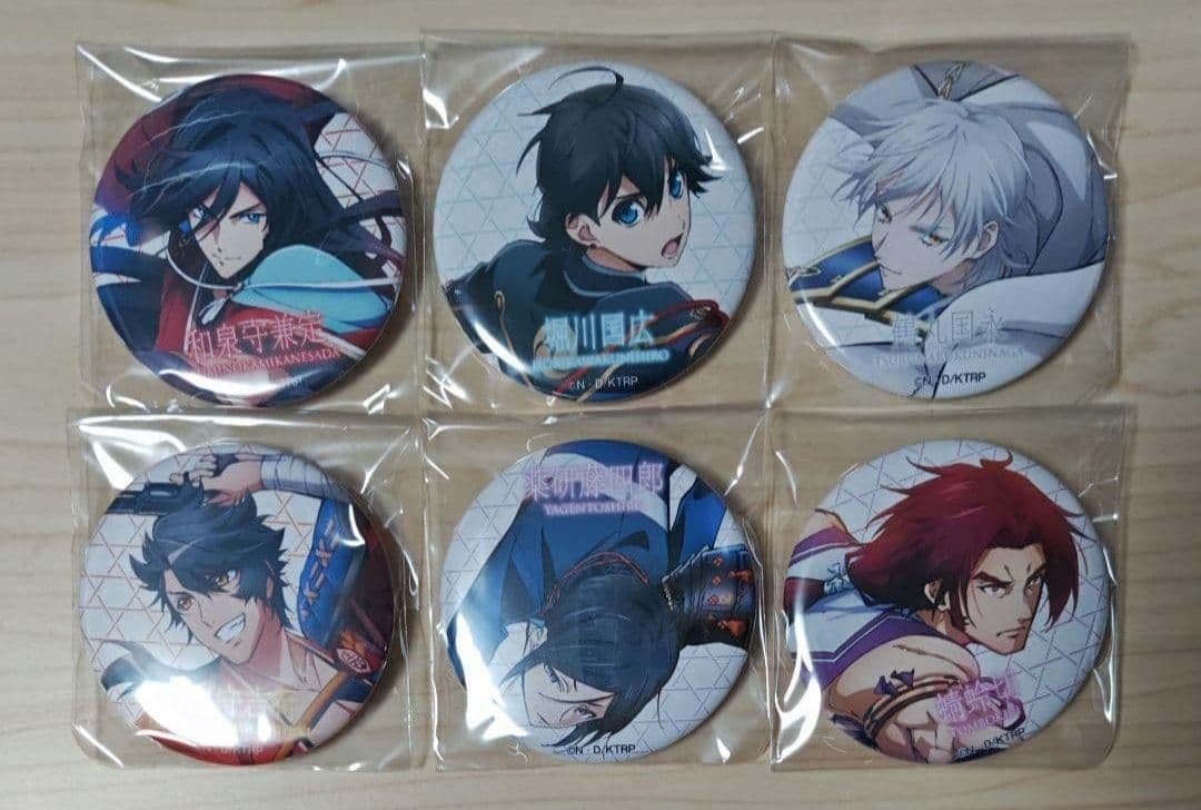 活撃刀剣乱舞 秋天の抄 オーディオ購入特典 缶バッジ コンプセット 活撃 刀剣乱舞 ～秋天の抄～