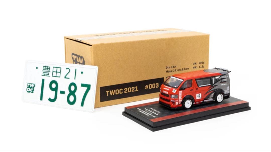 ターマックワークス トヨタ ハイエース オーナーズクラブ Tarmac Works T64-038-ME2 トヨタハイエース ワイドボディ Mooneyes