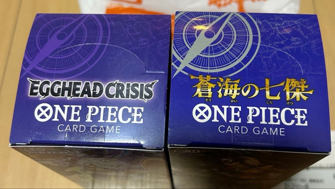 ワンピースカード テープカット 蒼海の七傑 エッグヘッドクライシス 各