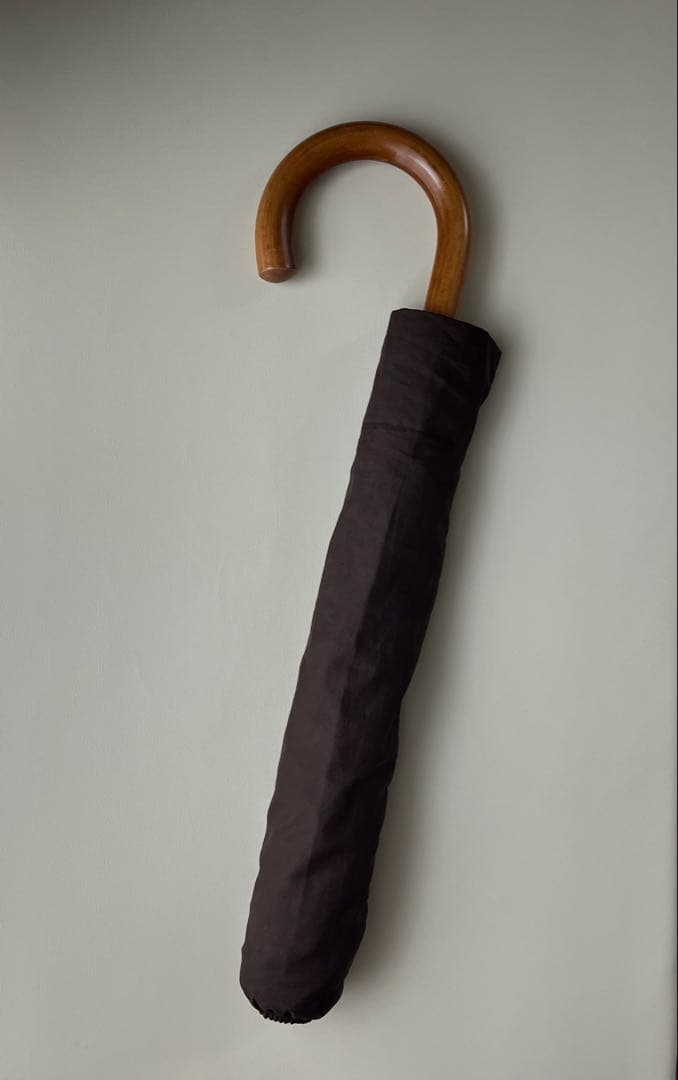 FOX UMBRELLAS 折りたたみ傘 ブラウン 藤