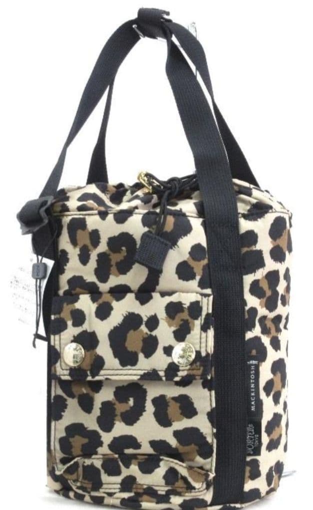 【極美品】MACKINTOSH × PORTER レオパードプリントバッグ