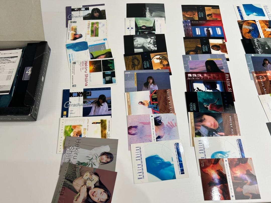 椎名へきる　トレーディングカード3BOX ビデオ4本　セット