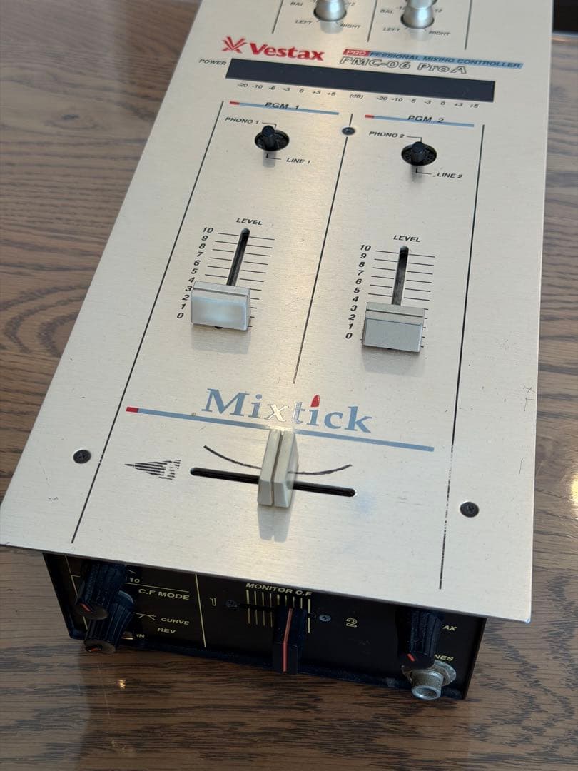 VESTAX ベスタクス PMC-06 ProA DJミキサー 純正アダプタ付き