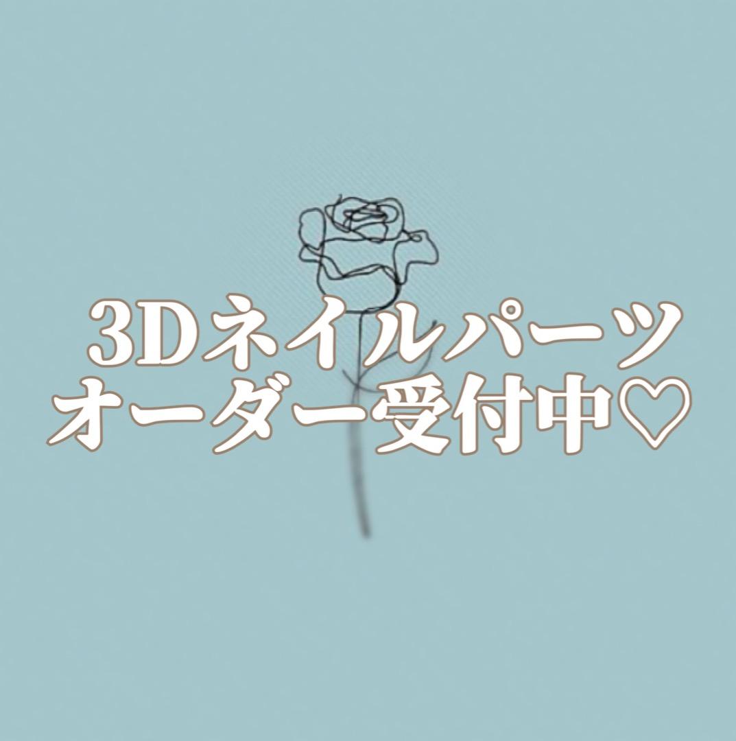 3Dネイルパーツオーダー受付中！
