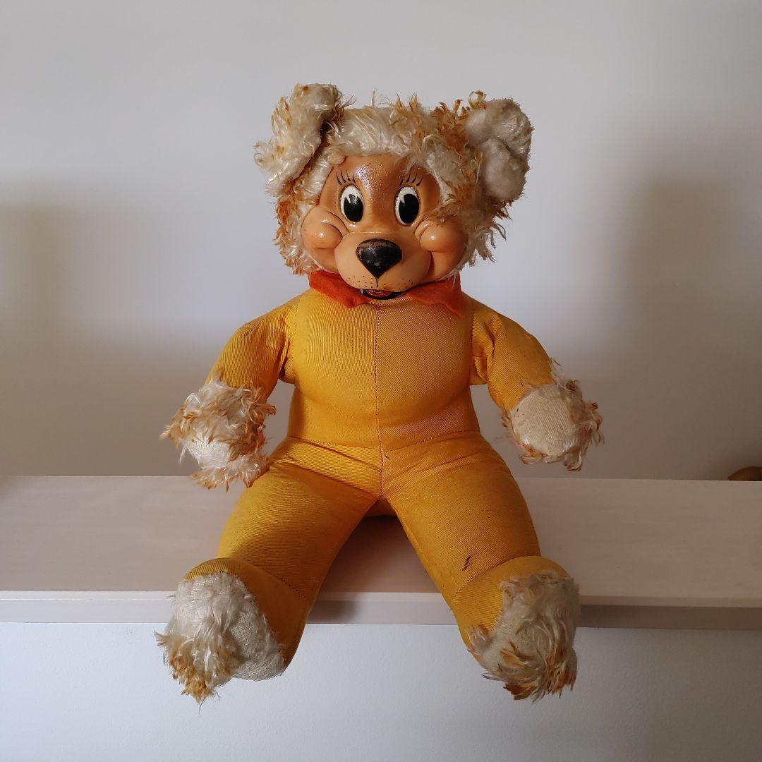 アンティーク 熊のラバーフェイスドール - メルカリ