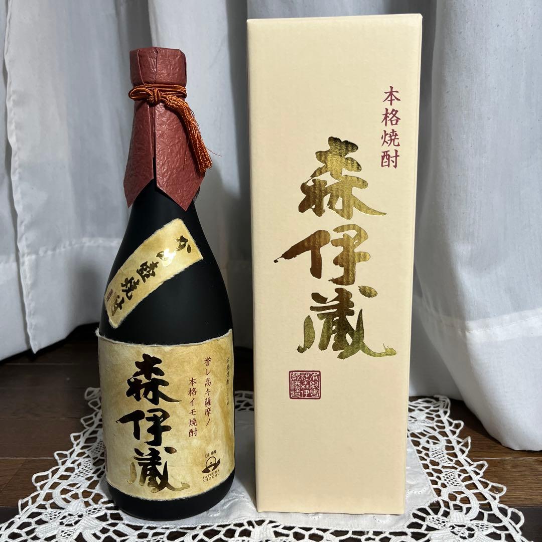 新品未使用　森伊蔵　金ラベル　 芋焼酎 25% 720mlかめ壺焼酎 箱付き 森伊蔵 金ラベル かめ壺焼酎 25% 720ml 箱付 本格芋焼酎 鹿児島県