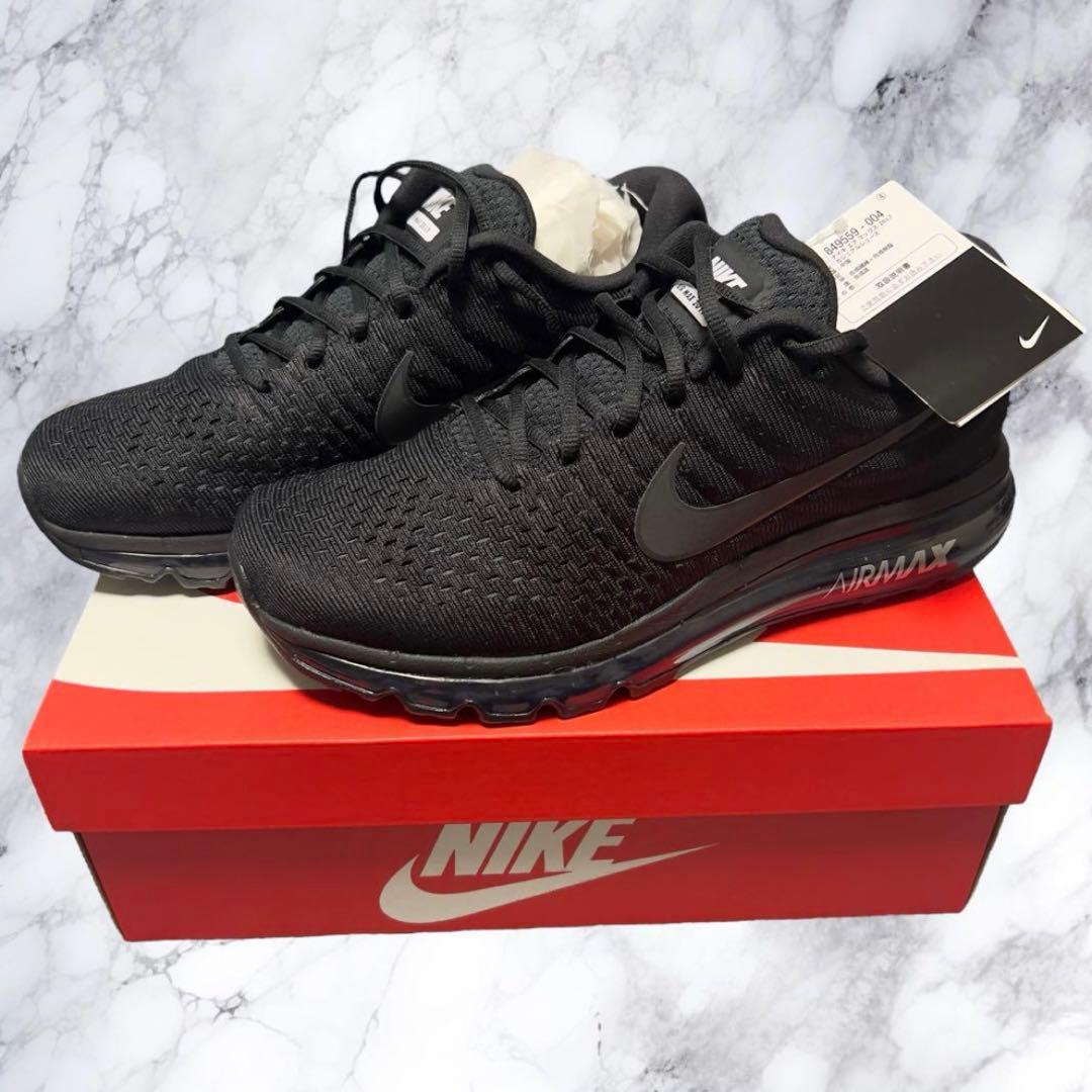 新品未使用】NIKE AIR MAX 2017 トリプルブラック 28.5cm - メルカリ