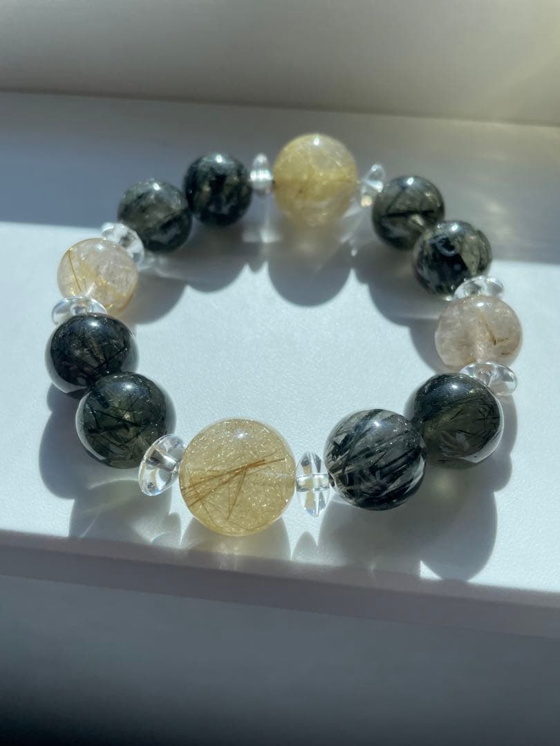 ルチルクォーツ　ブレスレット