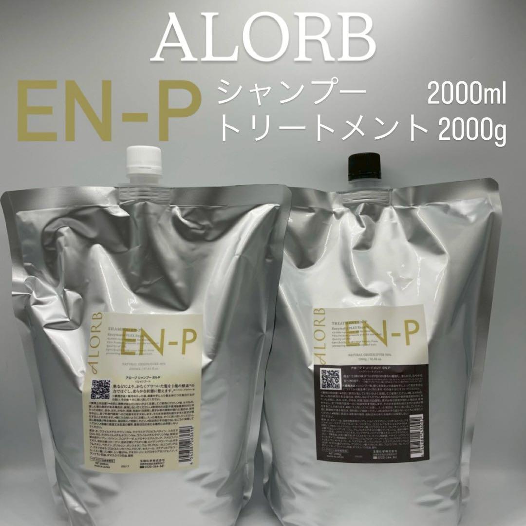 ALORB アローブ【EN-P】シャンプー2000ml＆トリートメント2000g 熱ダメージ、カラー、うねりを根本から解決！タマリス ALORB(アローブ