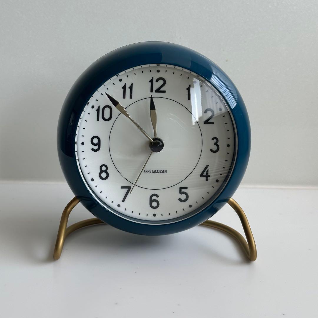 インテリア時計 ARNE JACOBSEN TABLE CLOCK / NAVY BLUE