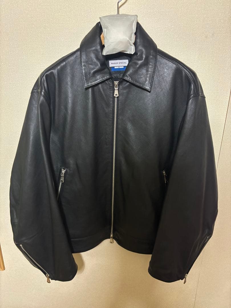 (チカ)メゾンスペシャル　シープレザーシングルライダース MAISON SPECIAL（メゾンスペシャル） 革ジャン ライダース 「UNISEX