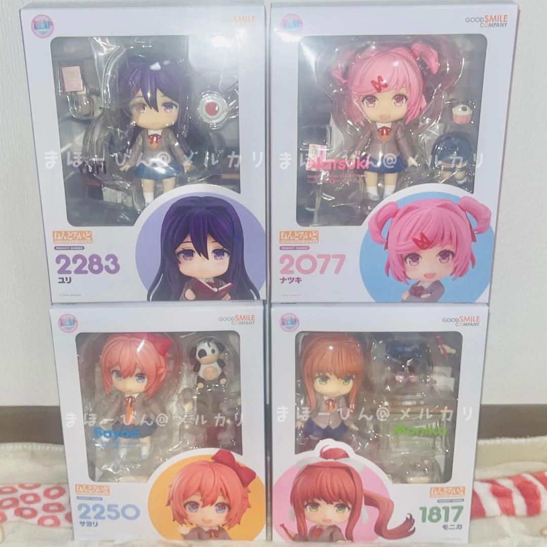 【開封済】ドキドキ文芸部！　ねんどろいど　フィギュア　4人セット DDLC
