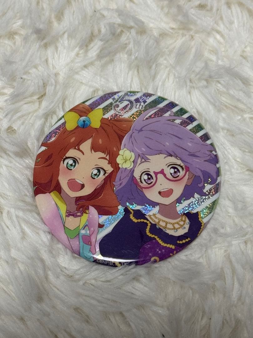 アイカツスターズ!】アイカツ! 5thフェス グリッター缶バッジ - メルカリ