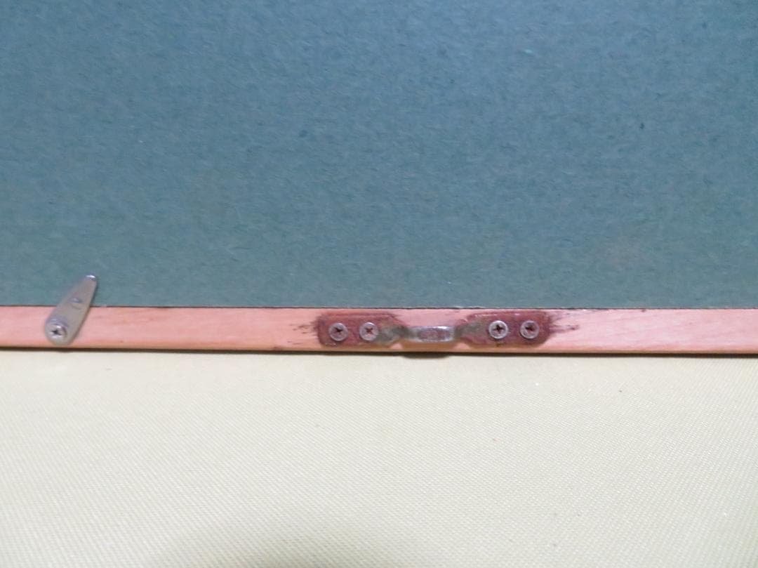 ◇ 荻島秀峰 「釧路港」 油彩 F8号 愛知県出身 伊豆美術協会会員