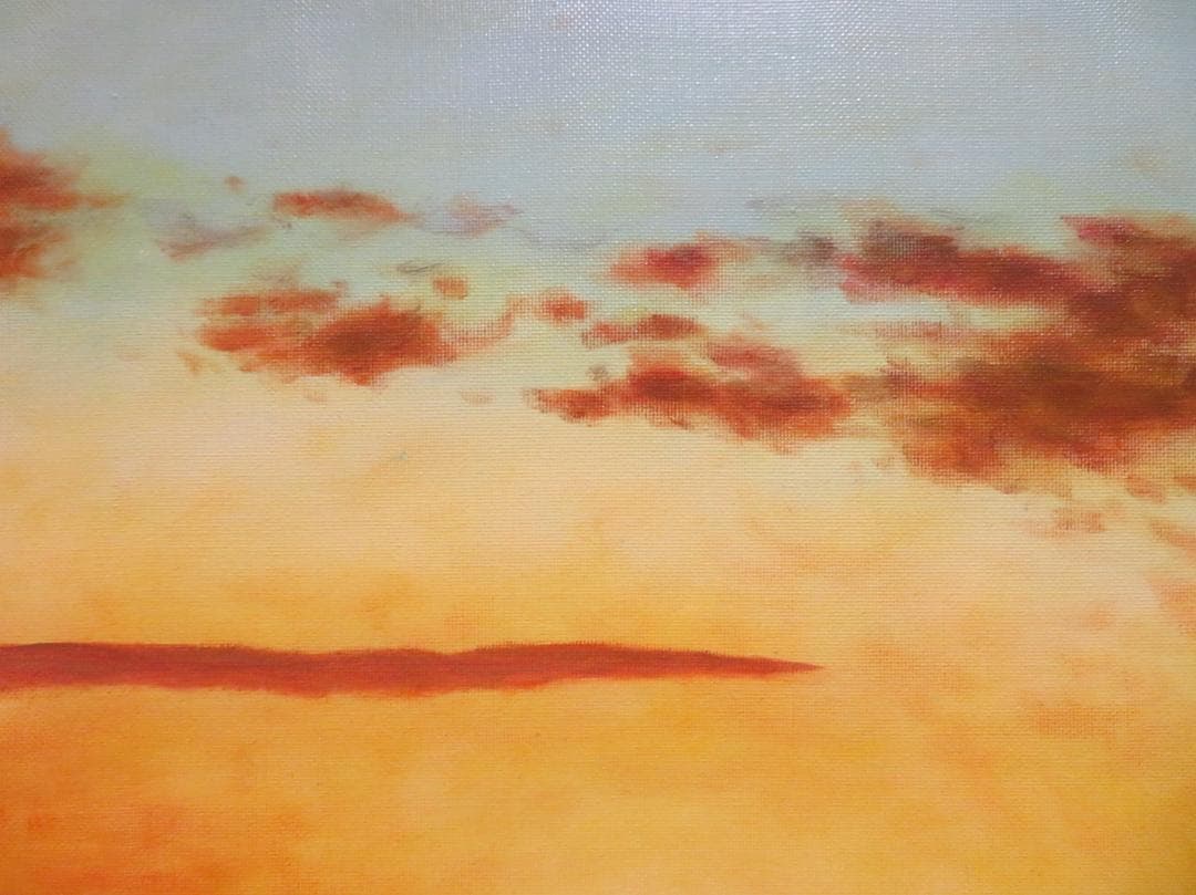 ◇ 荻島秀峰 「釧路港」 油彩 F8号 愛知県出身 伊豆美術協会会員