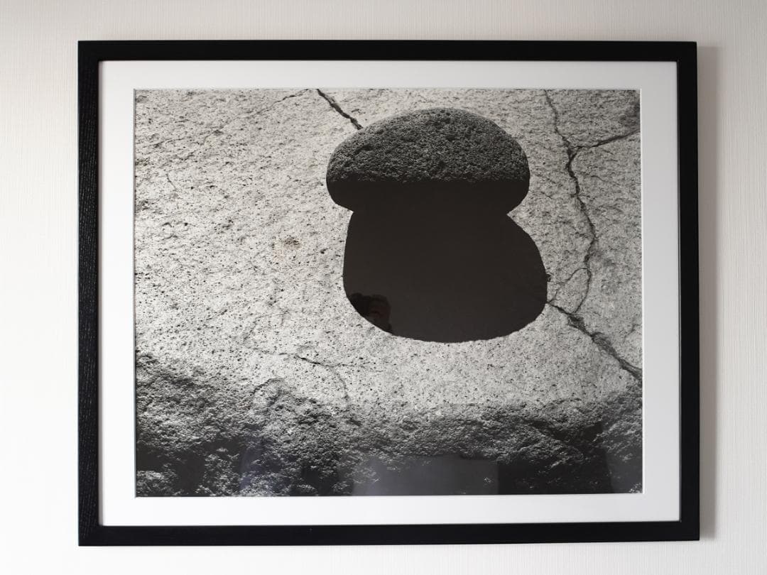 栗田紘一郎 「A STONE ON THE ROCK」 ゼラチンシルバープリント