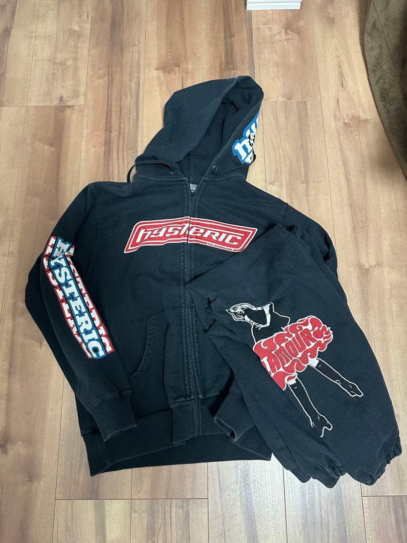 ヒステリックグラマー セットアップ ブラック