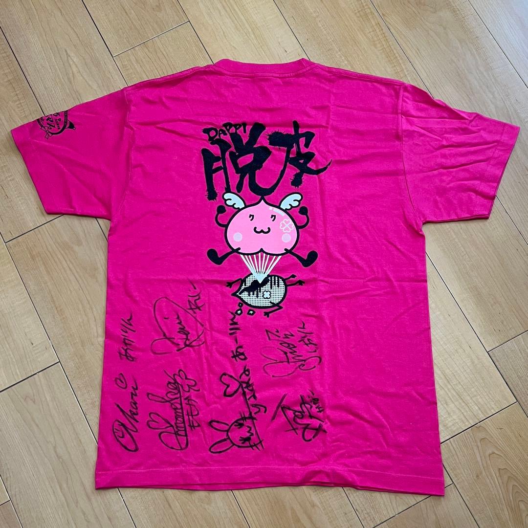 ももクロ6人サイン入りTシャツ/ももいろクローバー/アイドルTシャツ