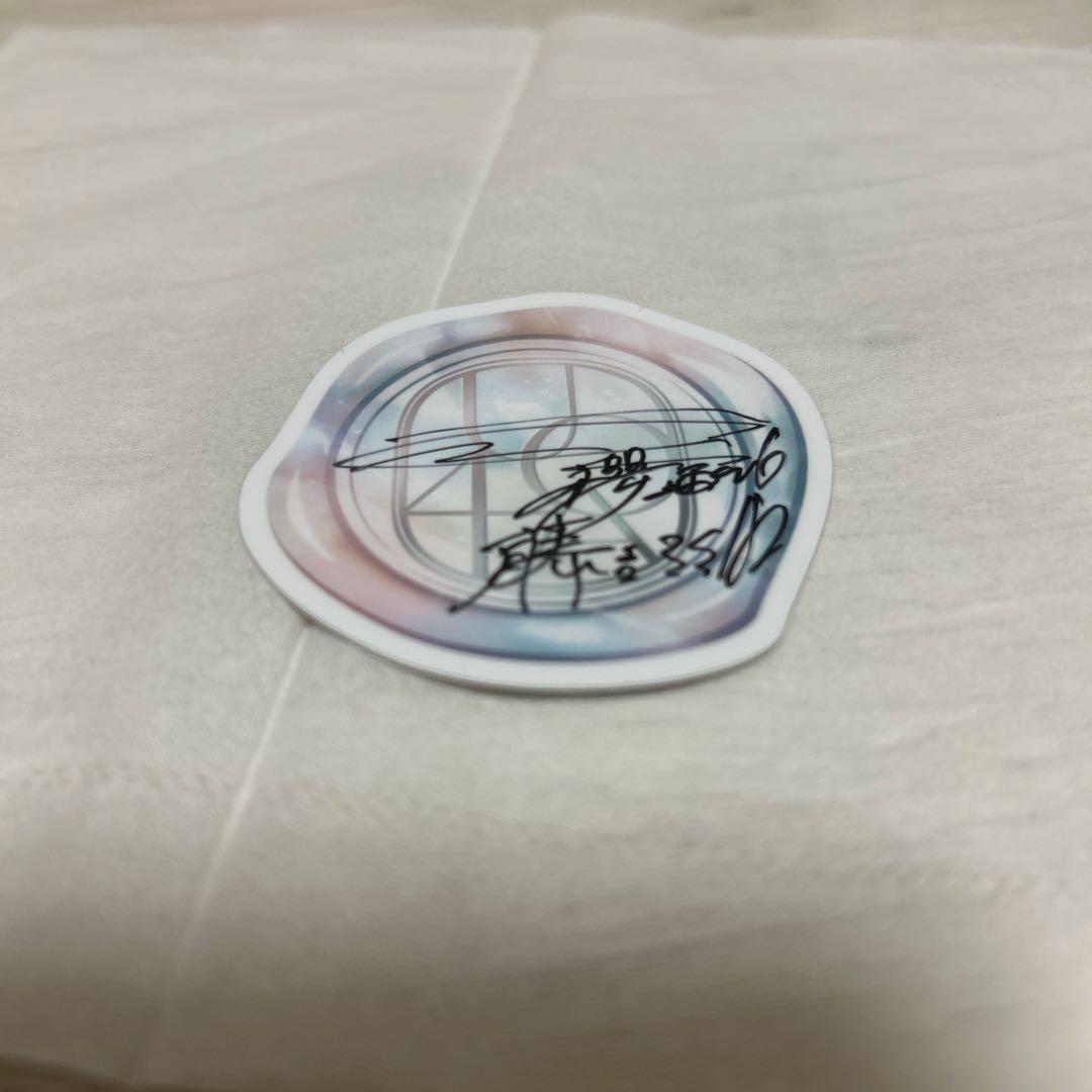 櫻坂46 ユニエア ユニゾンエアー ステッカー 藤吉夏鈴 直筆サイン入り