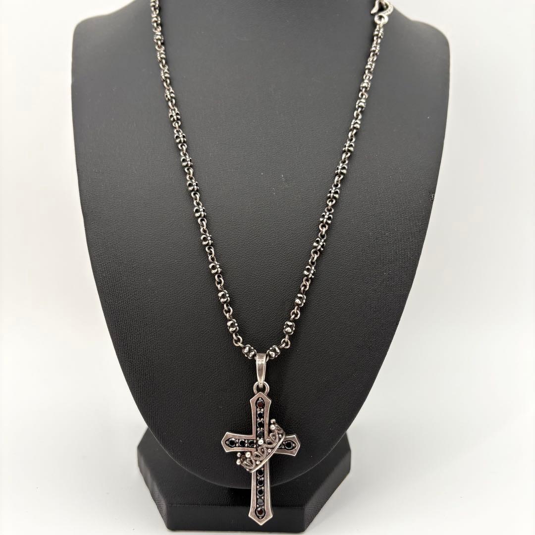 ジャスティンデイビス ネックレス 十字架 王冠 純正 タイニーFDL