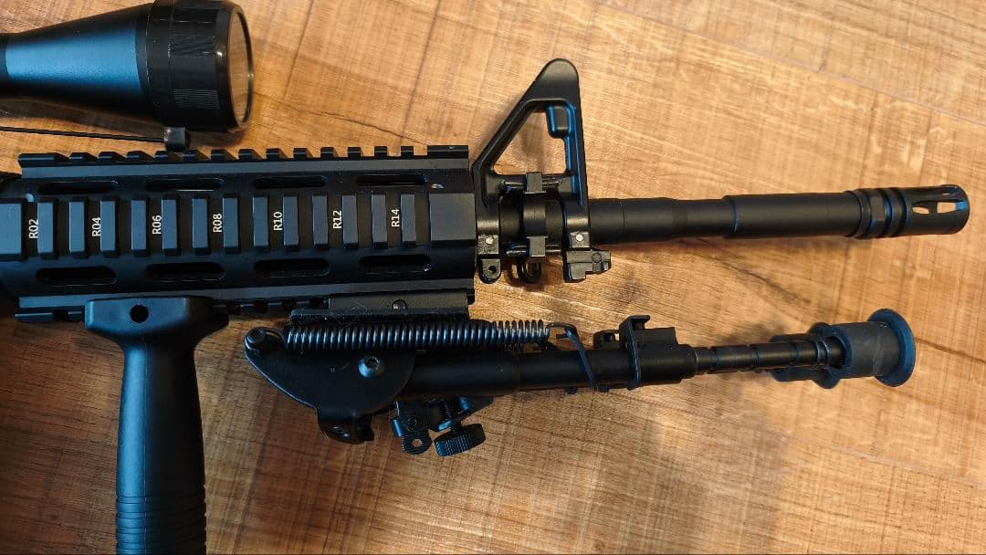 S＆T M4A1 ガスブローバック バイポッド＋スコープ付き - メルカリ