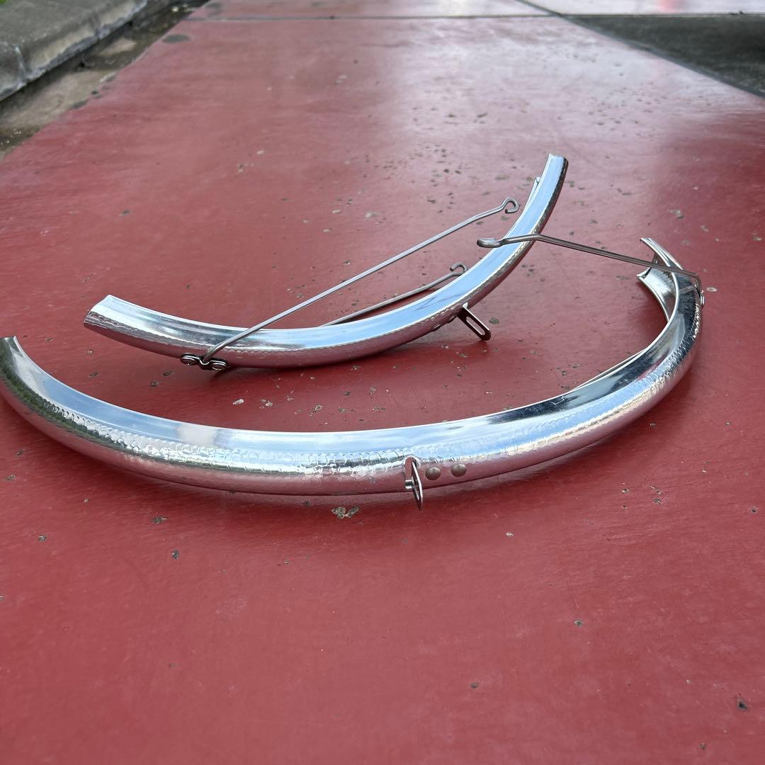 美品）純正ビアンキ Lepre ミニベロ8 亀甲フェンダー 前後セット 20