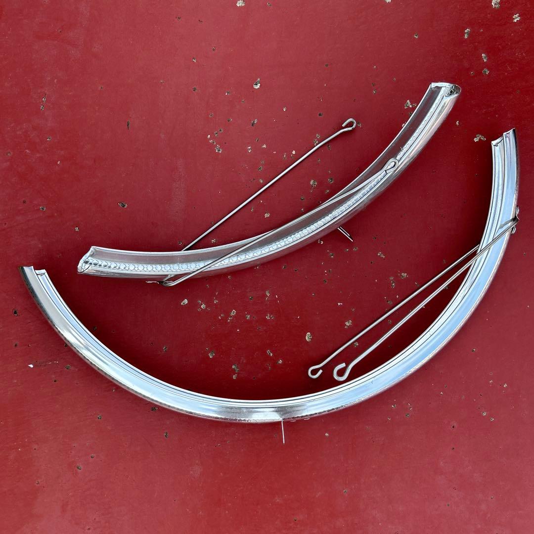 美品）純正ビアンキ Lepre ミニベロ8 亀甲フェンダー 前後セット 20