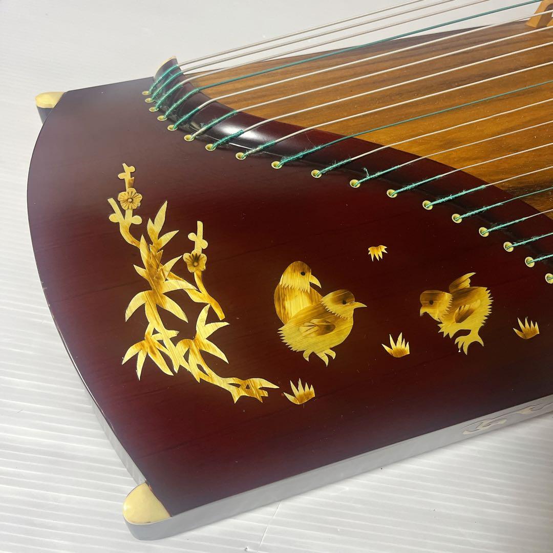 古箏 21弦 グーチェン こそう 中国 伝統 弦楽器 民族楽器 - メルカリ