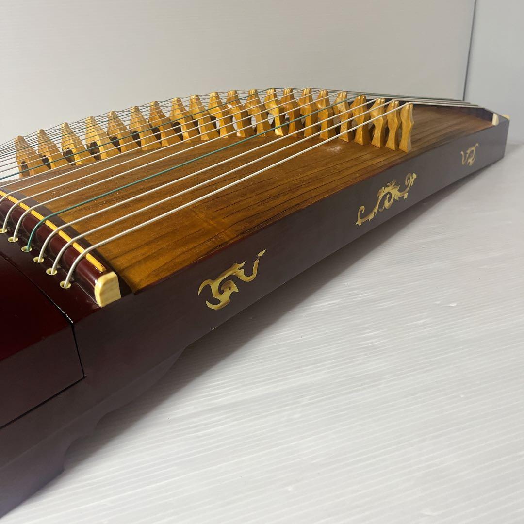 古箏 21弦 グーチェン こそう 中国 伝統 弦楽器 民族楽器 - メルカリ