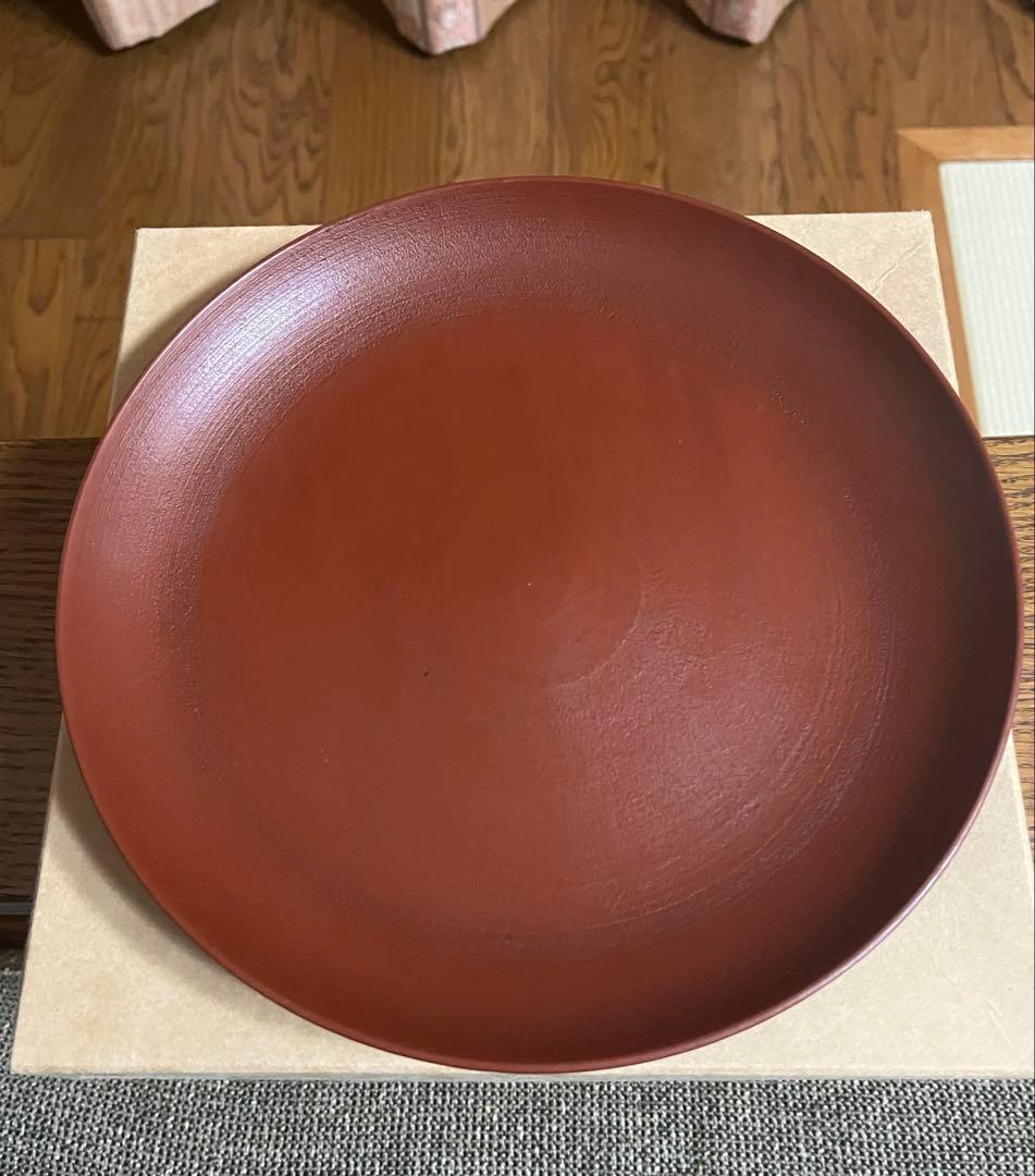 作家もの　赤木明登さん　平皿７寸　赤 赤木明登 Akito Akagi 作品一覧｜うつわの店 IZUMO [utsuwa] online shop