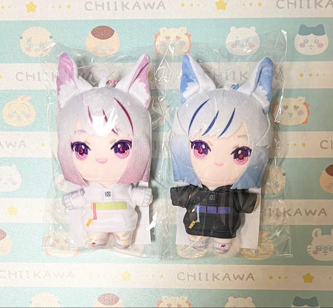 HIMEHINA ヒメキツネ キスキツネ ぬいぐるみ ミニぬい マスコット 2点