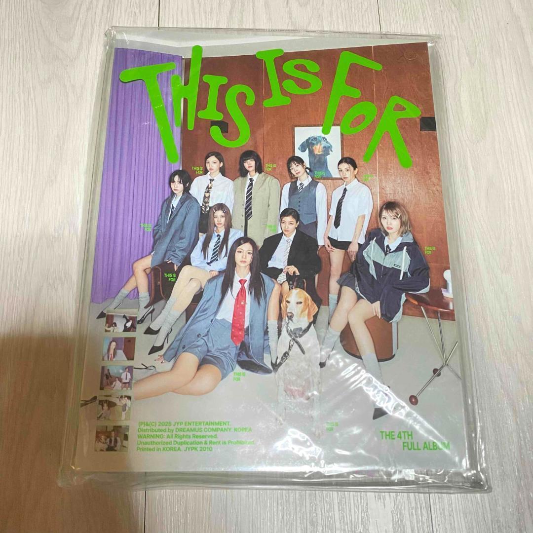 日本未発売 TWICE THIS IS FOR アメリカ限定版 直筆サイン入り