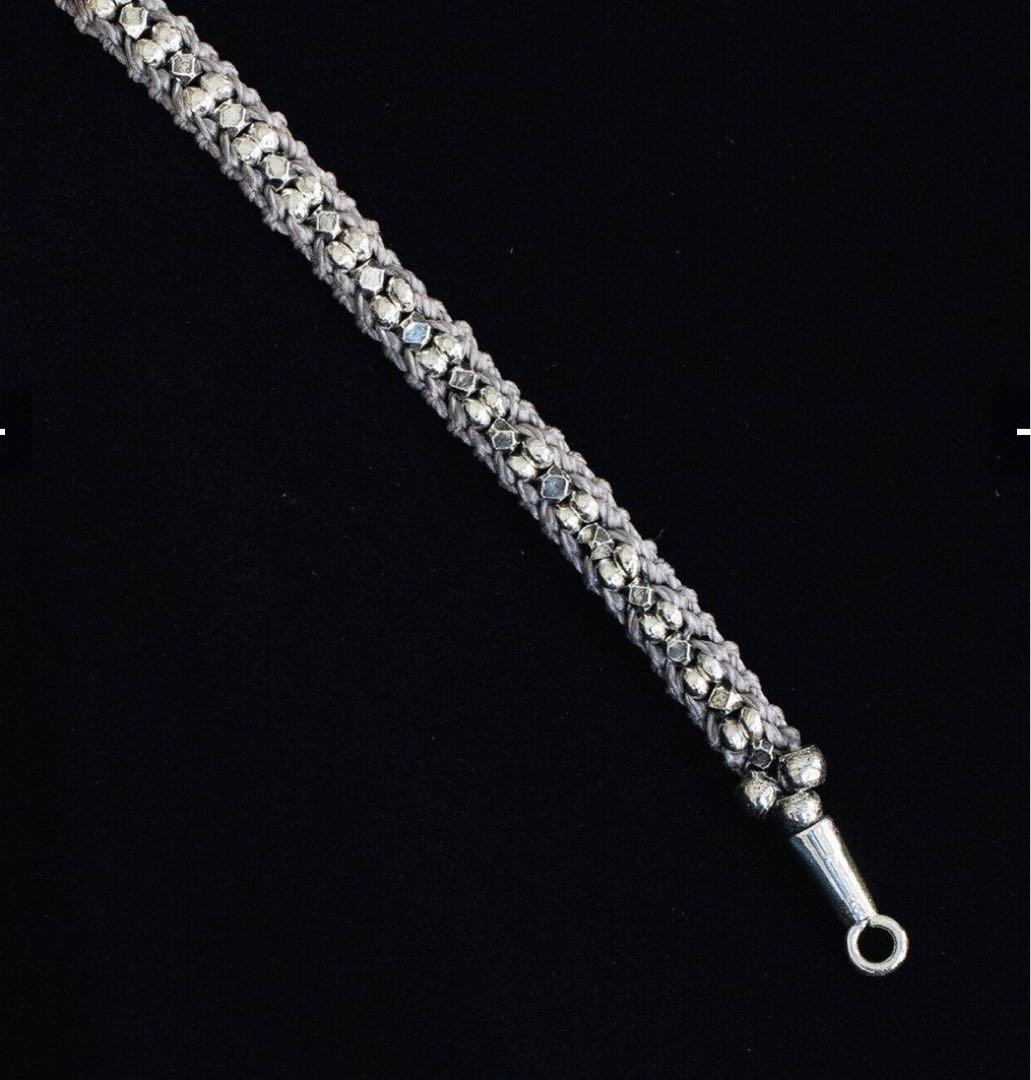 Sara Finchley サラフィンチリー シルバーミサンガ ブレスレット