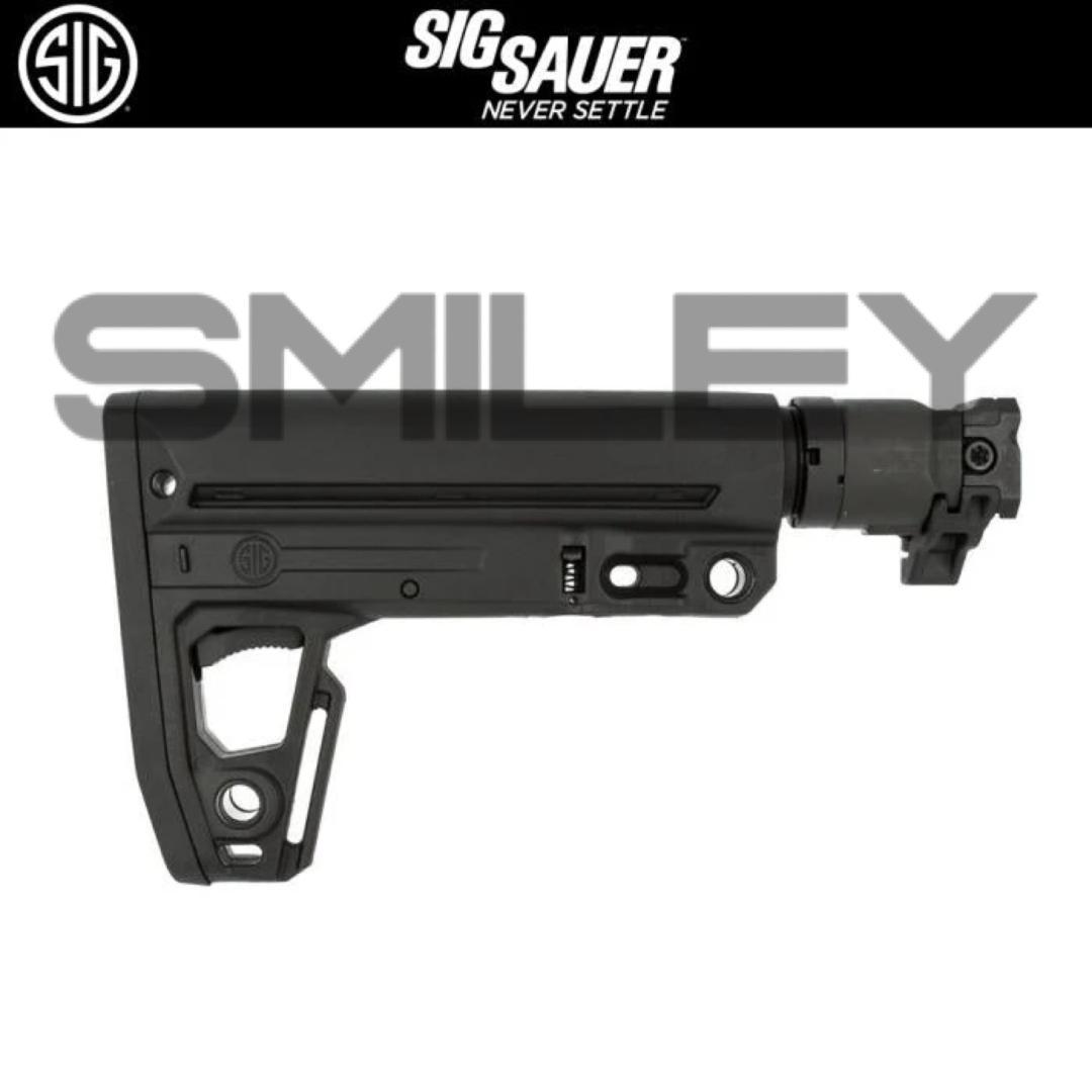 少量入荷 実物 SIGテレスコープ フォールディングストック BK