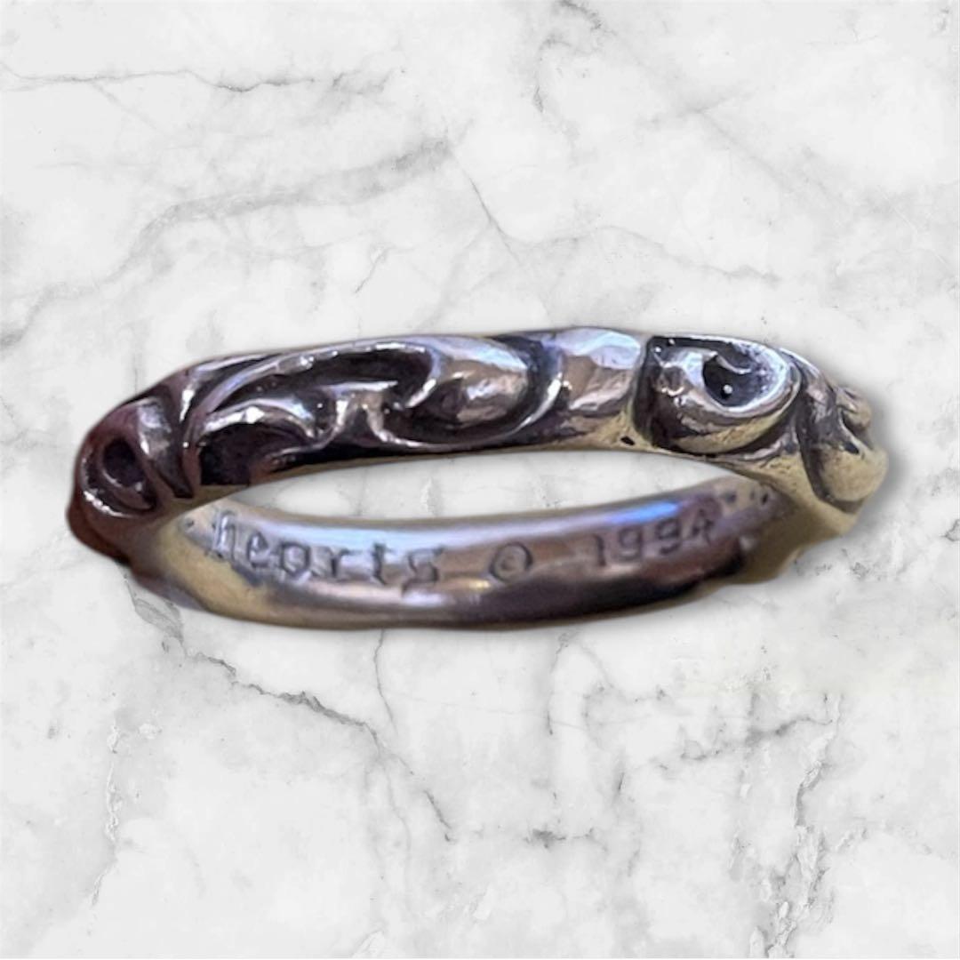CHROME HEARTS クロムハーツ スクロール バンド リング 20号 - メルカリ