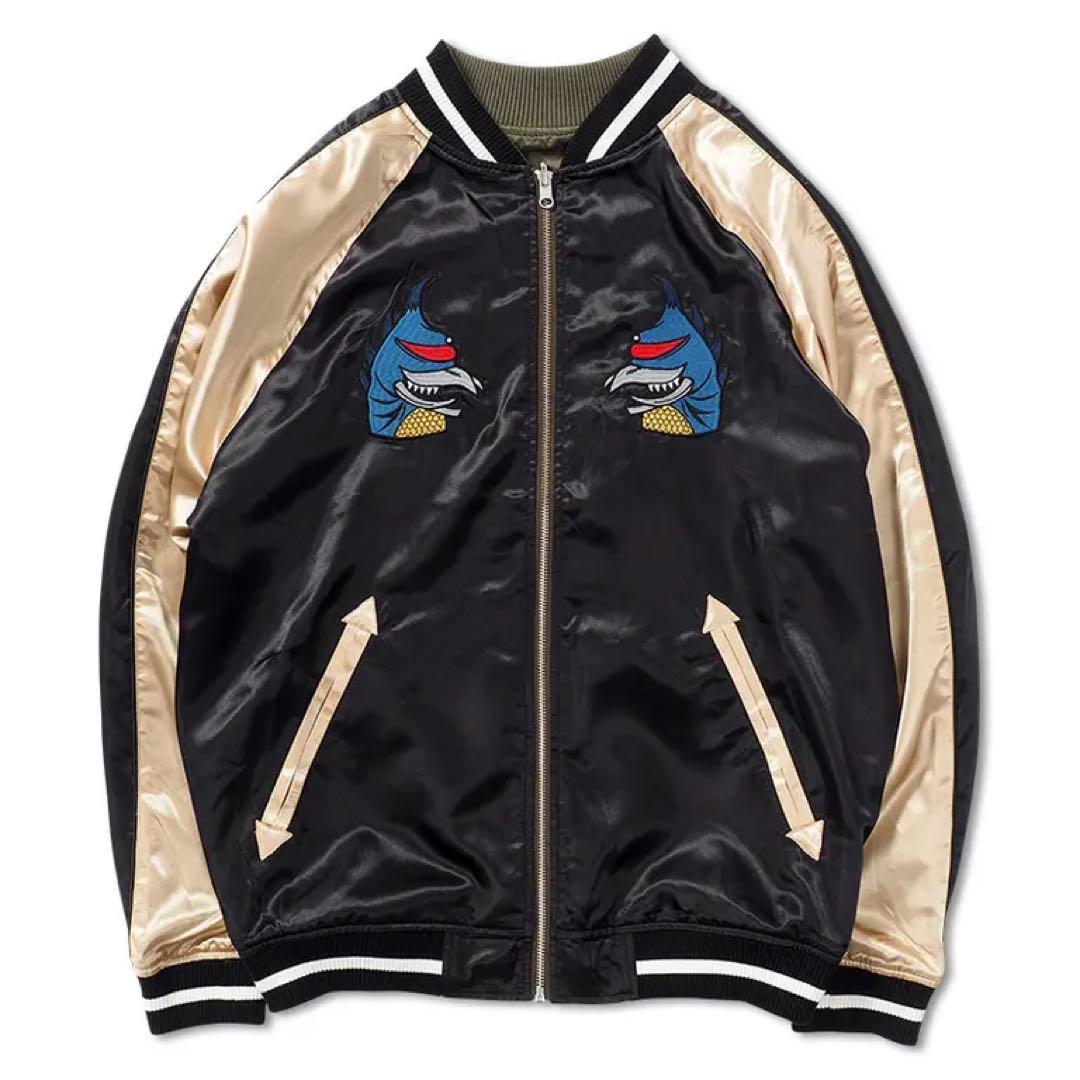 新品未使用　パンクドランカーズ　ガイガン　ヘドラ　リバーシブルスカジャン　ゴジラ