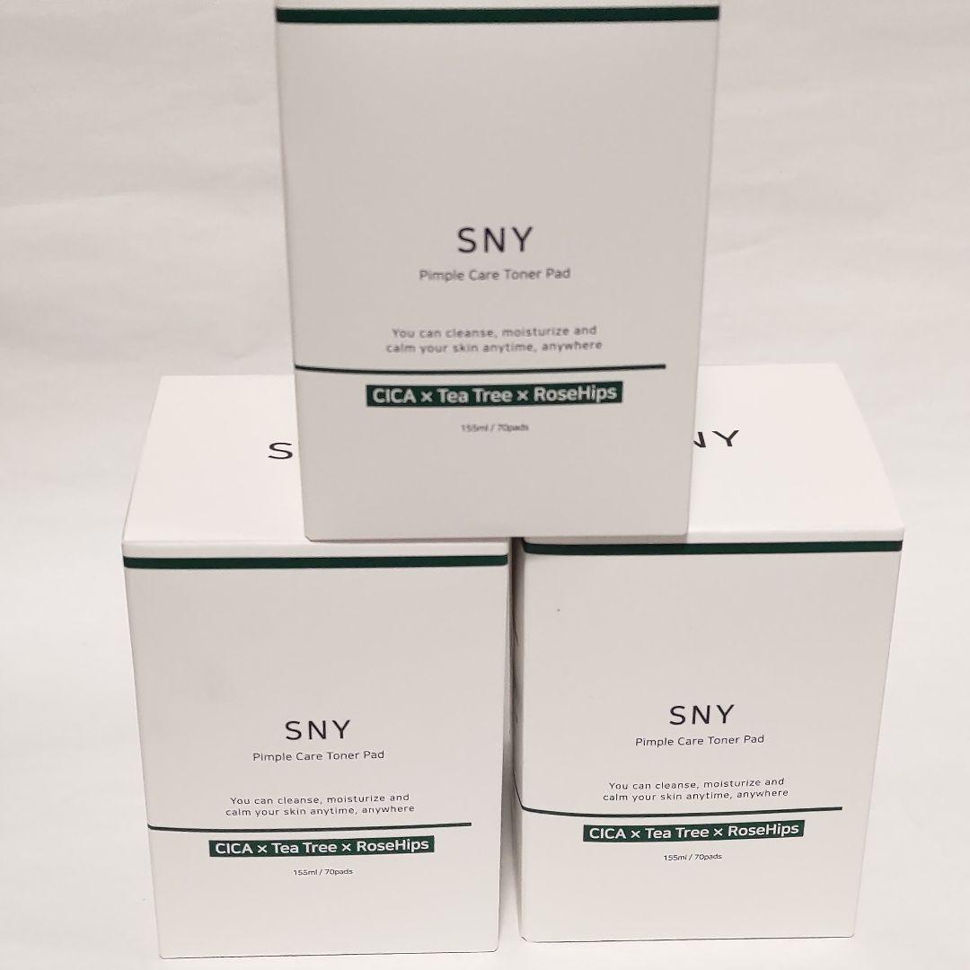 匿名配送　SNY　シニー　ピンプルケア　トナーパッド　３箱