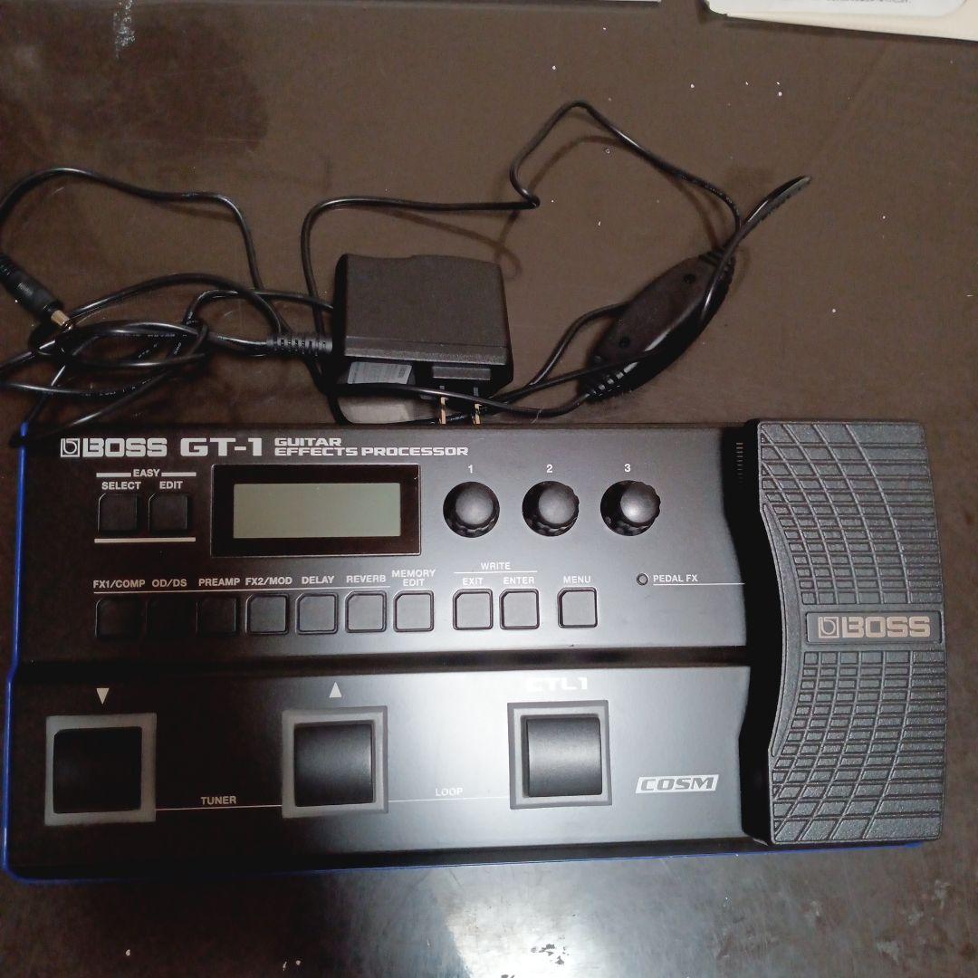 BOSS GT-1 ギターマルチエフェクター　ACアダプター付き