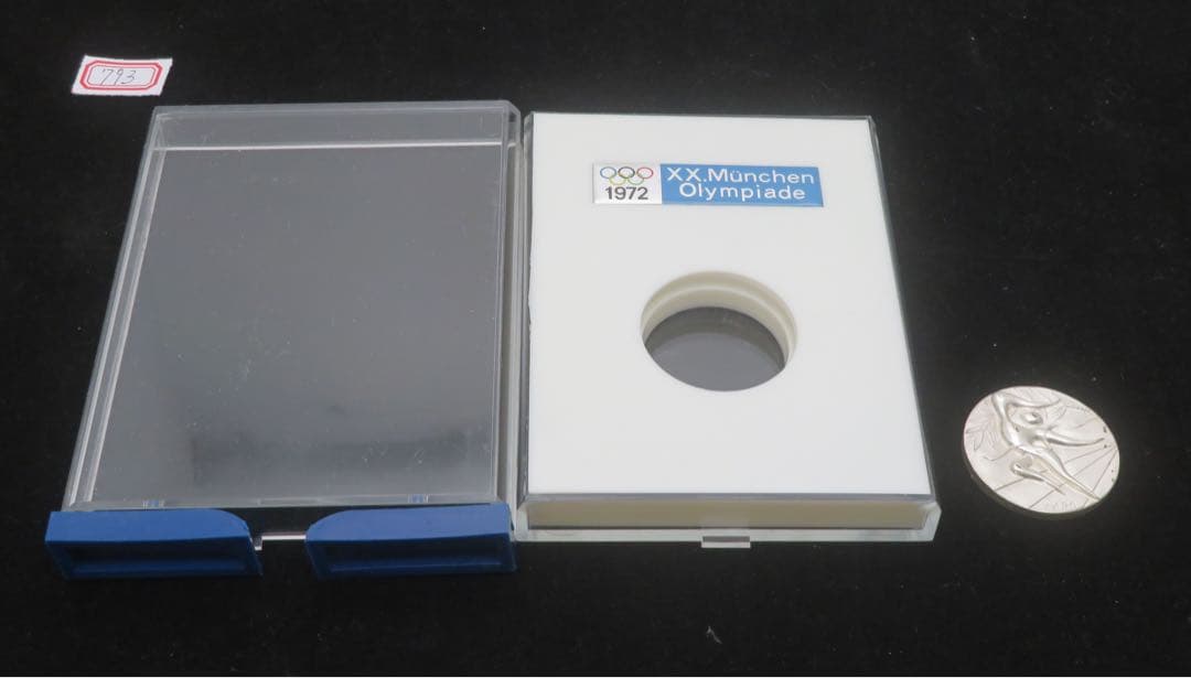 793、1972年ミュンヘンオリンピック純銀メダル　刻印岡本太郎　約30.14g 1972年 ミュンヘンオリンピック 記念銀メダル 岡本太郎 – smileantiques