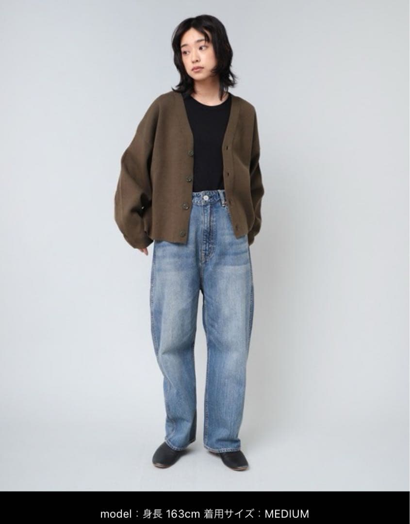 再値下げ　ルーズテーパード　デニムパンツ　URCH RNA アールエヌエー