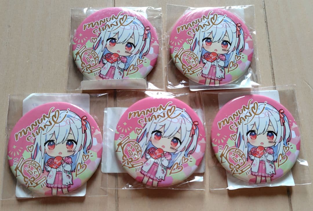 まふまふ まぬんちゃん DMM 缶バッジ 5個 セット - メルカリ