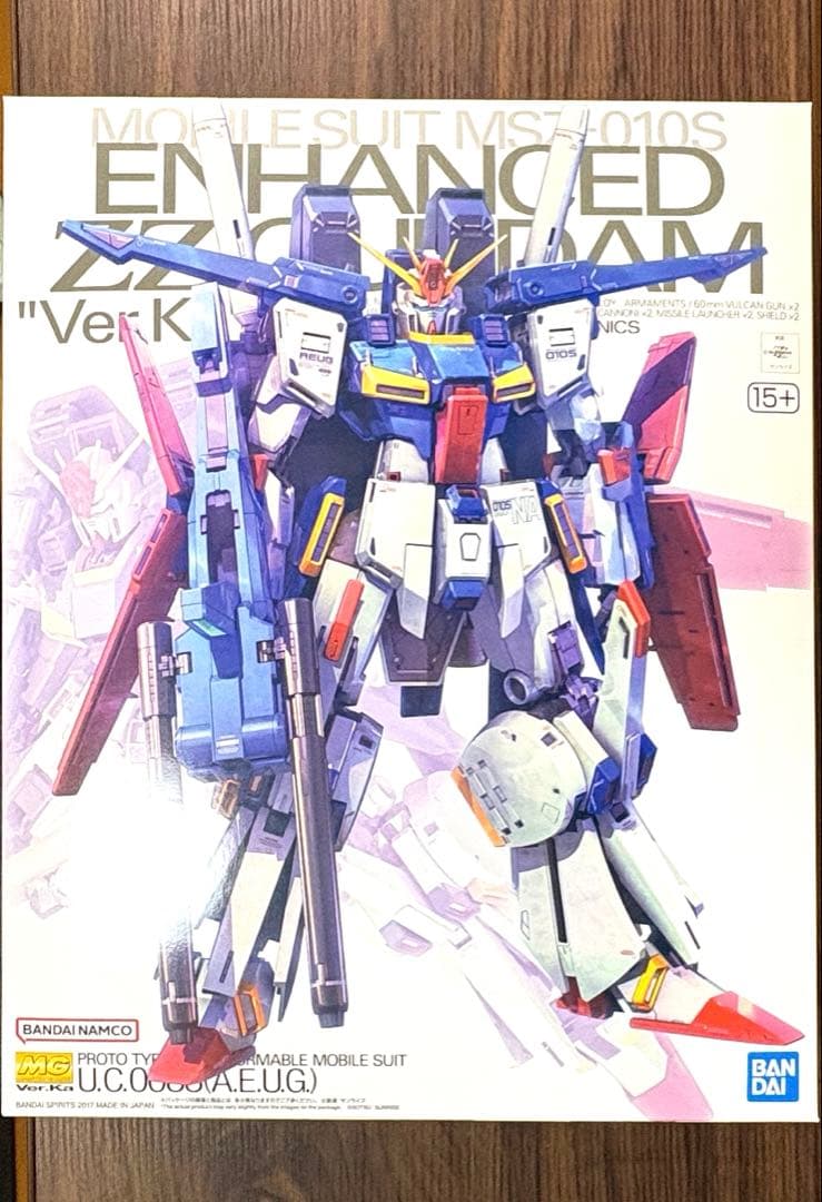 MG ENHANCED ZZ GUNDAM Ver.Ka 強化型ダブルゼータ