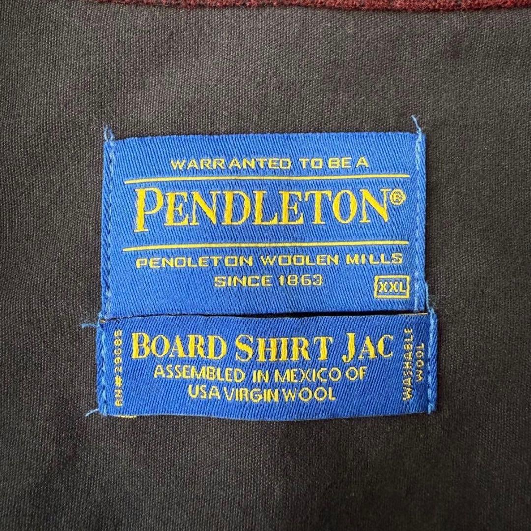 n*9様 PENDLETON ペンドルトン ボードシャツ オンブレ XXL レッ - メルカリ