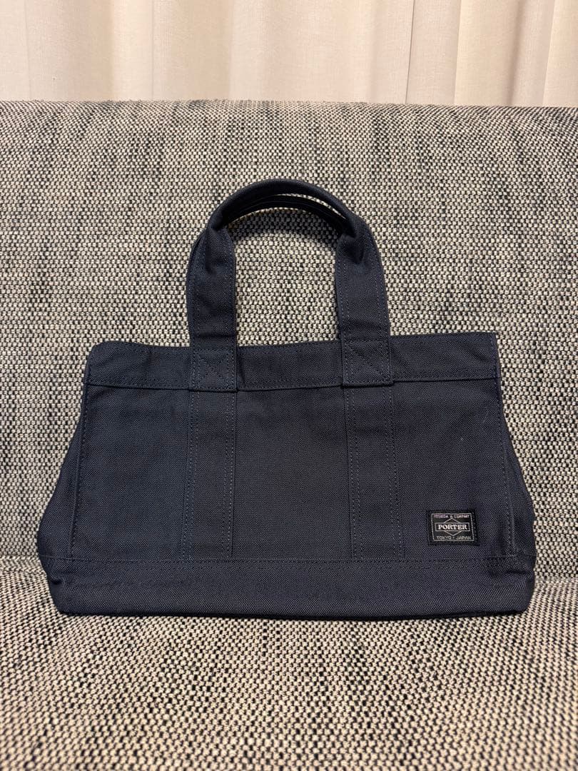 美品】PORTER 吉田カバン スモーキー トートバッグ ネイビー S - メルカリ