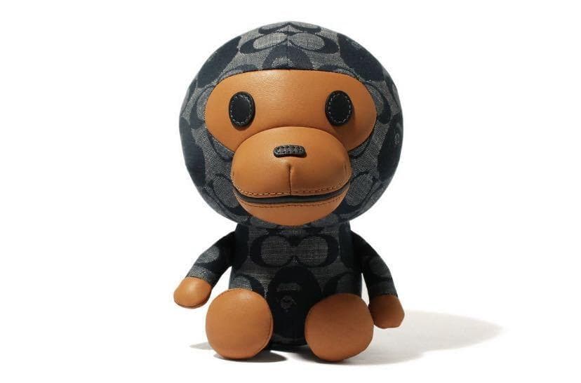 ■COACH×BAPE エイプ　コーチ　新品　ぬいぐるみフィギュア　ぬいぐるみ 未使用】A BATHING APE×COACH/アベイシングエイプ×コーチ BABY MILO