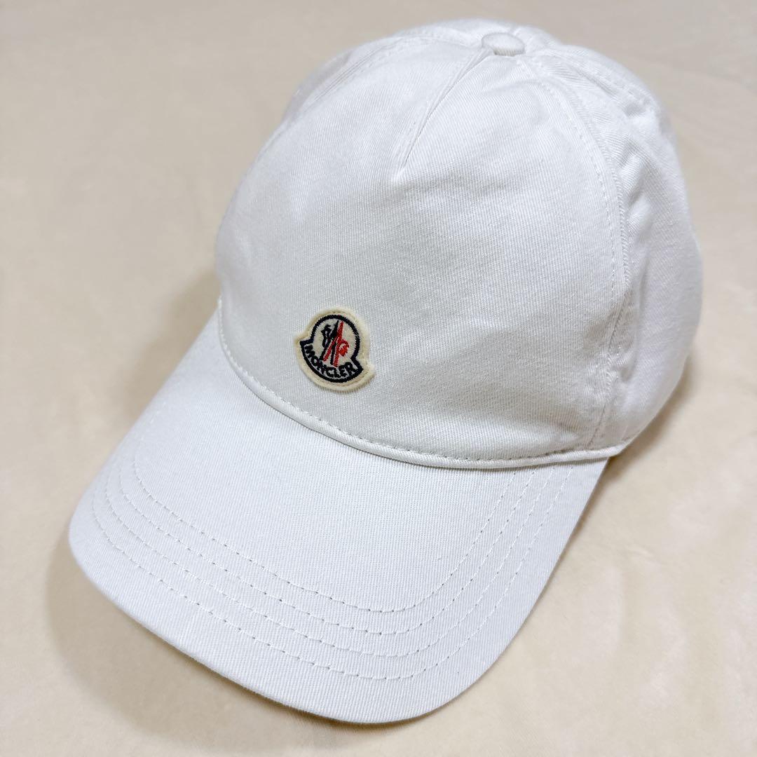 MONCLER モンクレ レディース キャップ 白